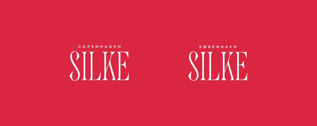 English & Danish logo for Silke