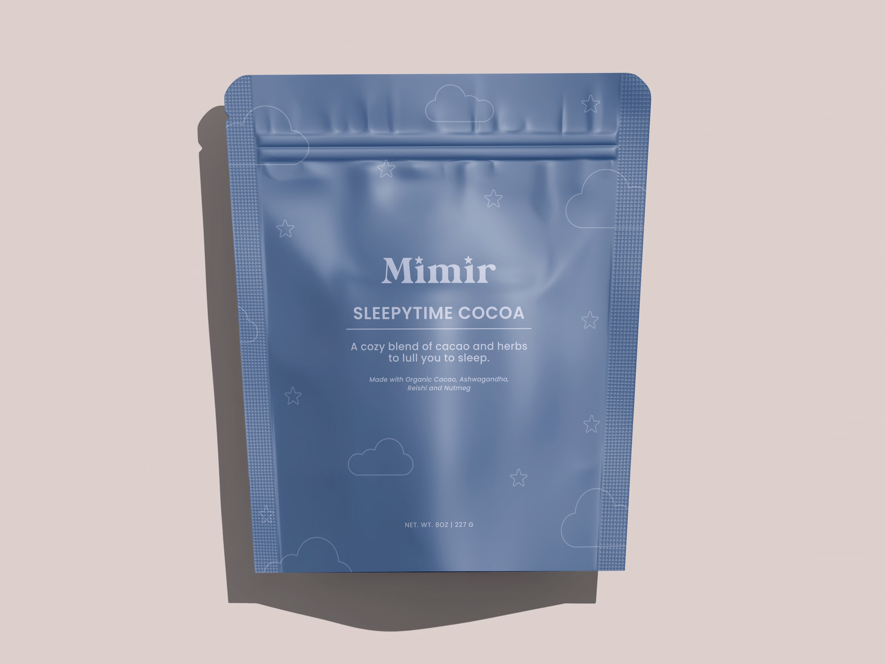 mock up for Sleepytime Cocoa